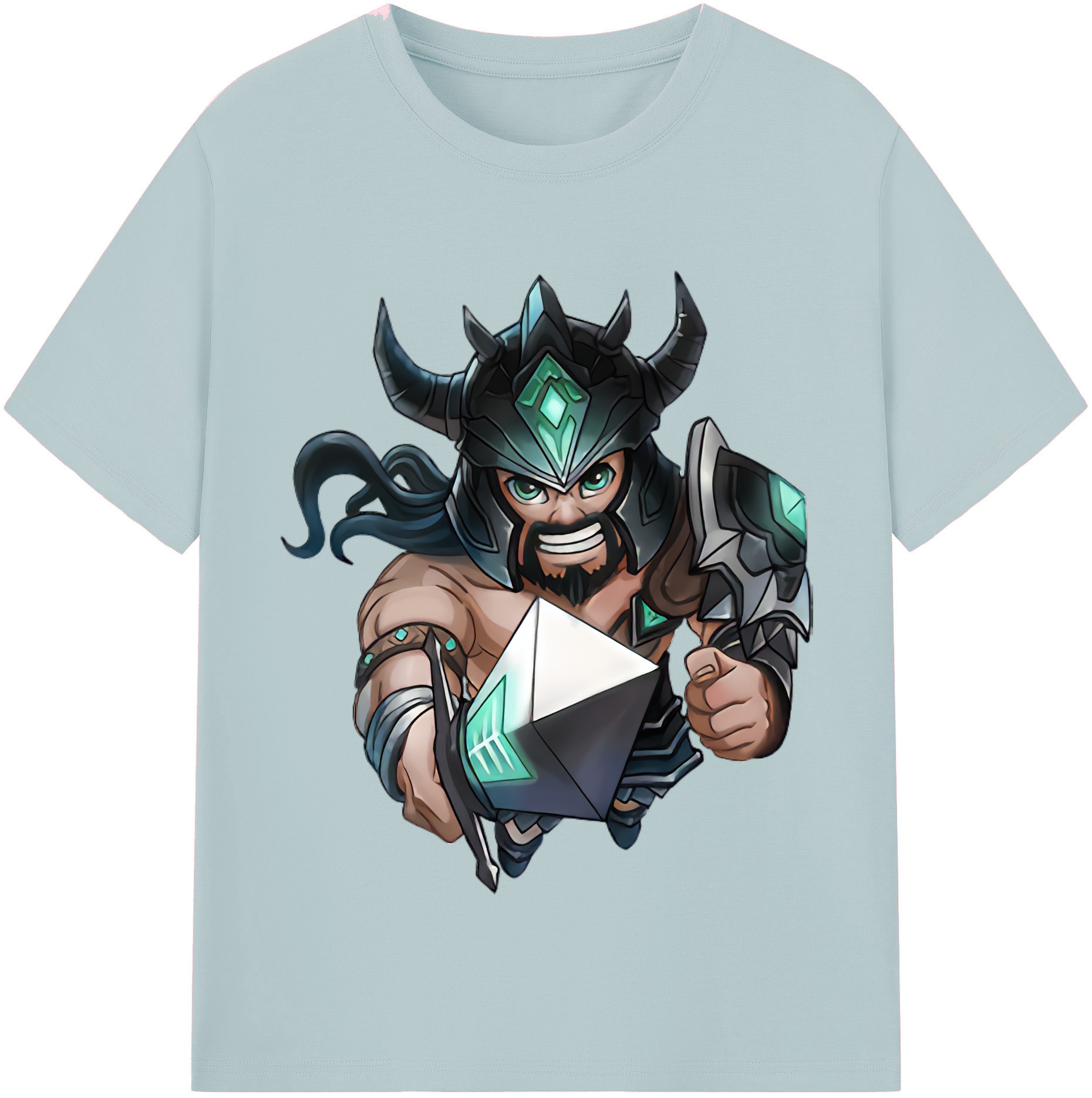 リーグ・オブ・レジェンド League of Legends LOL 綿100％半袖Tシャツ（フロントプリント）
